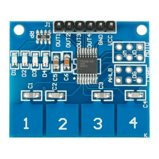 TTP224 4-way Capacitive Touch Switch Module