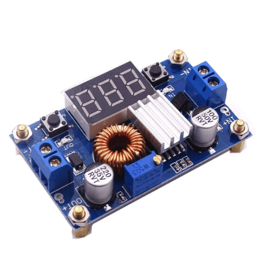 XL4015 5A Step Down Adjustable Power Supply with LED Voltmeter