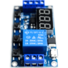 6-30V 1-Channel Power Relay Module with Adjustable Timing Cycle