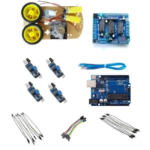 Arduino UNO DIY Line Follower Kit compatible