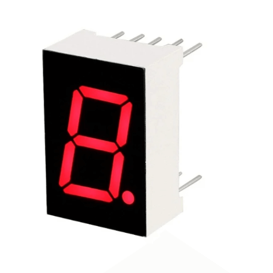 0.56 inch Red 1 Digit 7 Segment LED Display 10pin