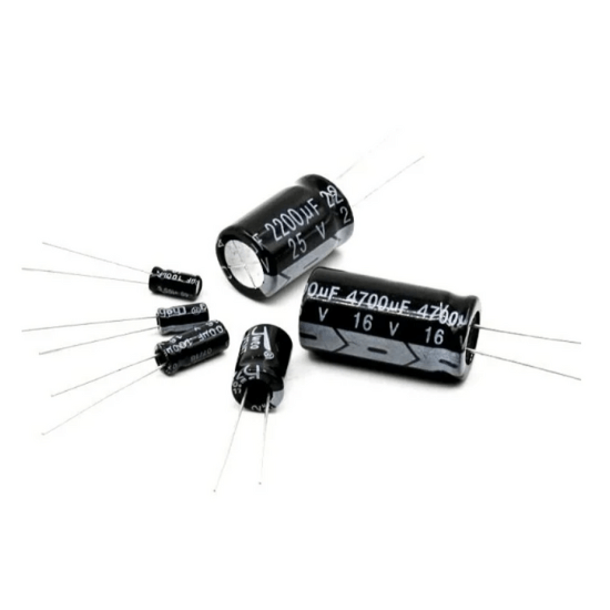 10uF 63V Electrolytic Capacitor through hole (Pack of 10)