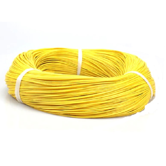 High-Quality Ultra Flexible 30 AWG Silicone Wire 1Meter (yellow)