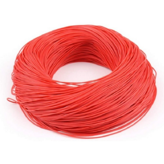 High-Quality Ultra Flexible 30 AWG Silicone Wire 1Meter (Red)