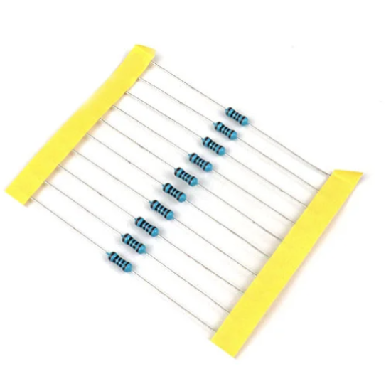 100 Ohm 0.25W Metal Film Resistor (Pack of 10)