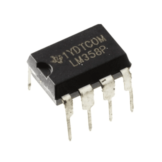 LM358P PDIP-8 High Gain Operational Amplifier with base